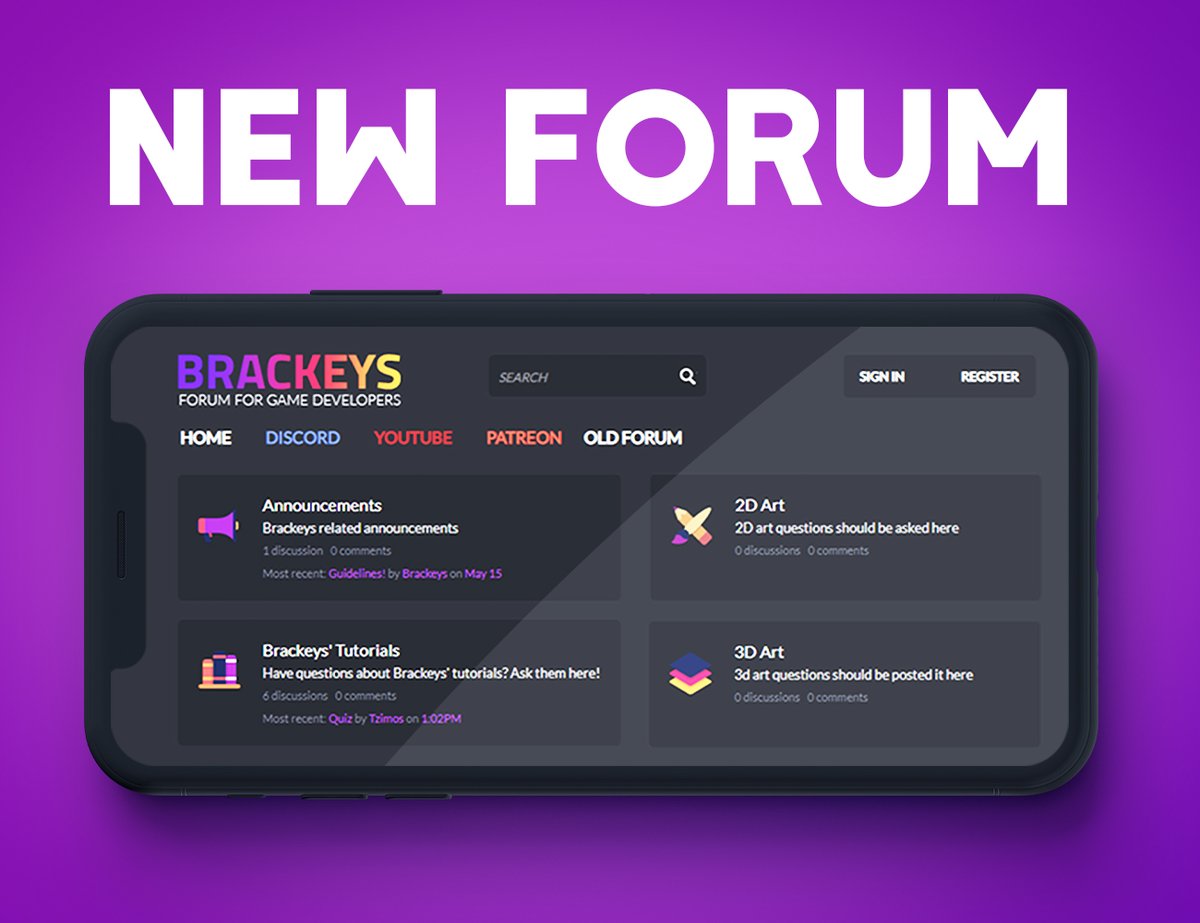 BrackeysTweet's tweet photo. We are really excited to announce the ALL NEW BRACKEYS FORUM!⭐️https://t.co/wiGfWAf9kx⭐️ https://t.co/wFsf3d4awj