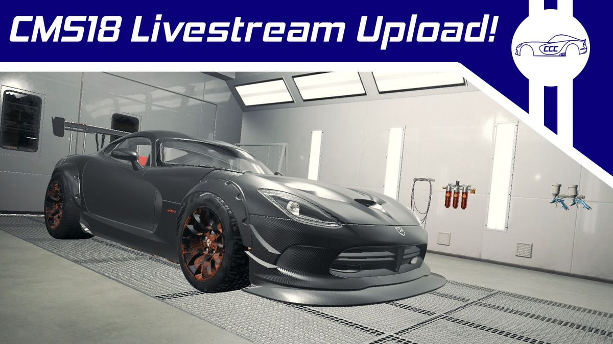 ViperShill's tweet photo. For those of you who missed my #CMS18 #livestream, the stream is now up on my #youtube channel! | https://t.co/CCxsAQIQAj | #CodysCarConundrum #Automotive #CarMechanicSimulator #dodgeviper #cars #automotive #games #cargames #PC #Steamgames #gamer #mopar #mixerstreamer https://t.co/1XHcWxDzPx