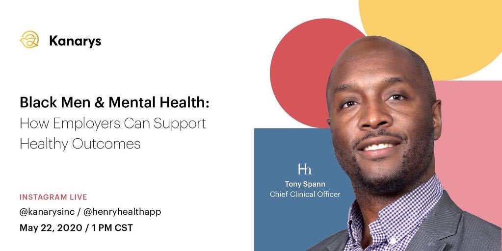 hellobackpack_'s tweet photo. Join our Chief Clinical Officer,@RufusSpann, as he speaks with @KanarysInc on May 22, 2020, at 2pm EST via Instagram live. Black Men & Mental Health: How Employers Can Support Healthy Outcomes.
#MentalHealthAwarenessMonth #henryhealth #mentalhealth https://t.co/P8ZlIDj9x2