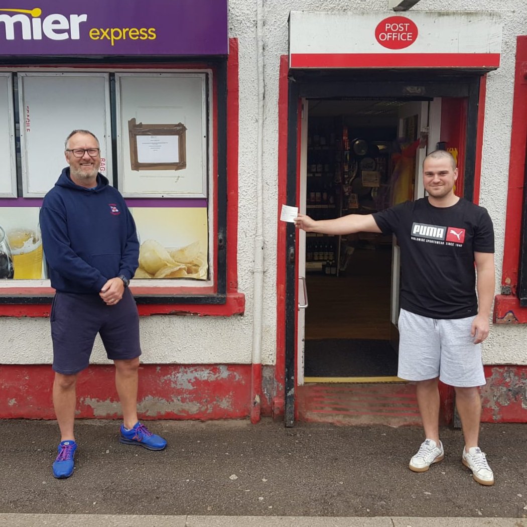rnlistbees's tweet photo. St Bees Post Office have been selling raffle tickets raising money for St Bees RNLI &amp; the NHS our volunteer drew out the 2 winners &amp; then received a cheque for £250 for St Bees RNLI thanks to everyone at St Bees Post Office and their customer's for their support
#rnli #stbees https://t.co/oFdp7ft1GW