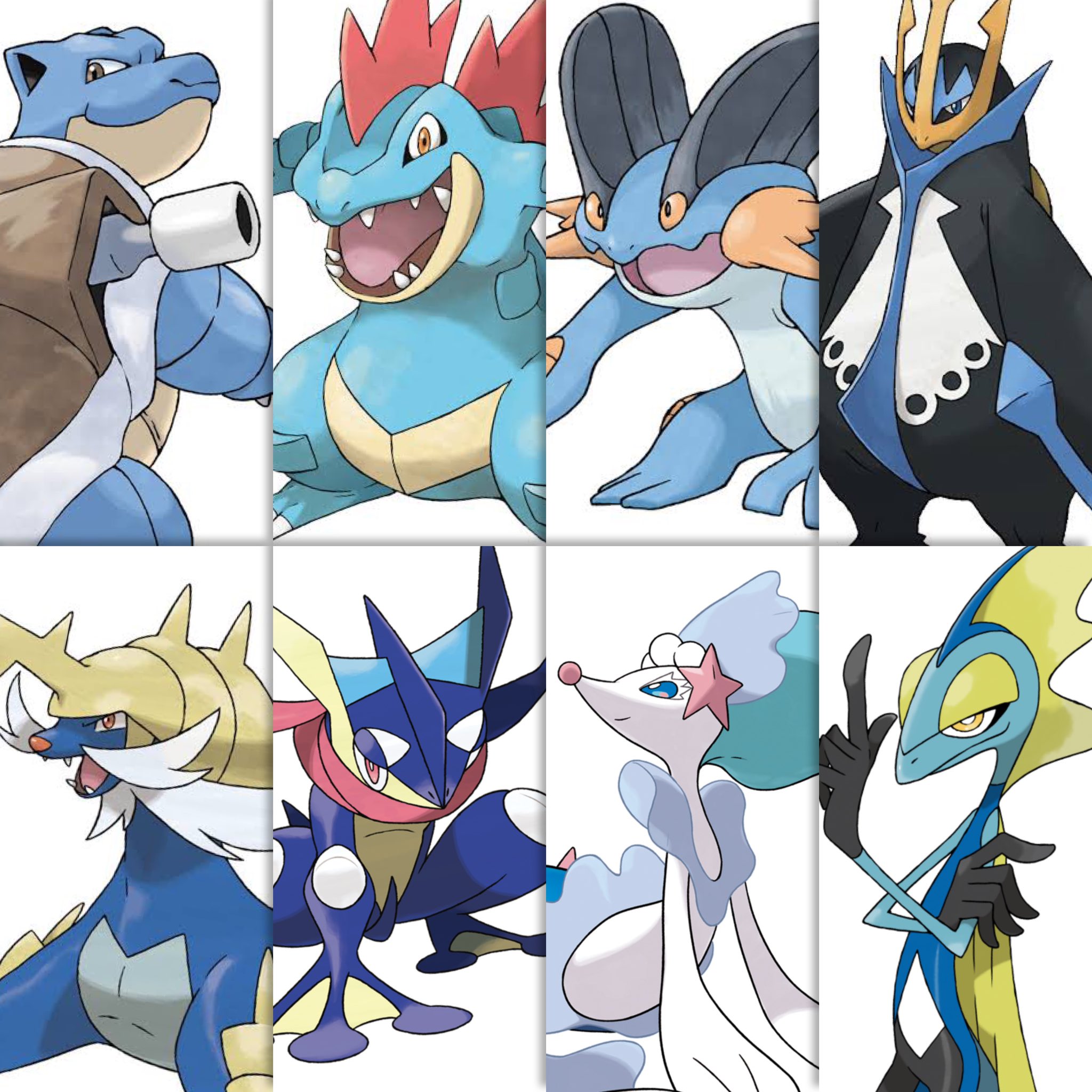 Best Starter Pokemon - Final Evolution & Types