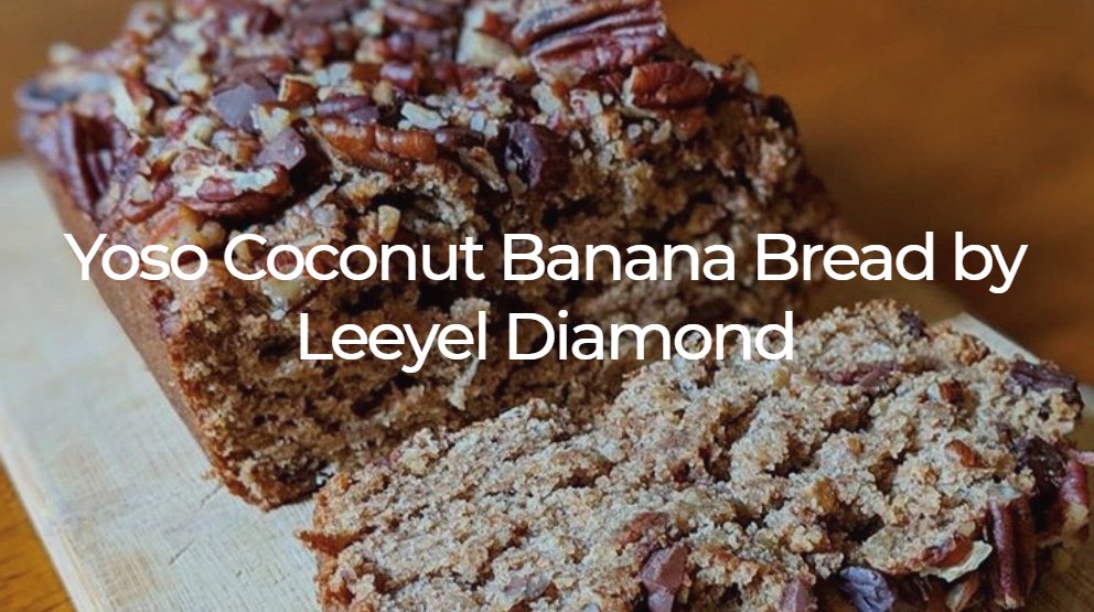 Enjoy this moist, vegan Banana Bread recipe with Yoso! bit.ly/2Tqlqsy #veganrecipes #bananabread #enjoyyoso