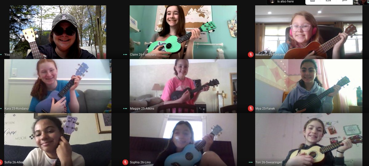 Check out members of the BMS Digital Ukulele Club working hard on Fridays!