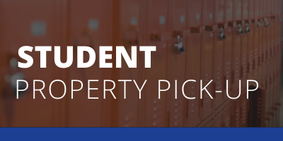 The schedule for student property pick-up and drop-off is now available for all buildings. The process will take place between May 26-28, but the schedule will vary by building – so be sure to get the details for your student! buff.ly/2WMJckx