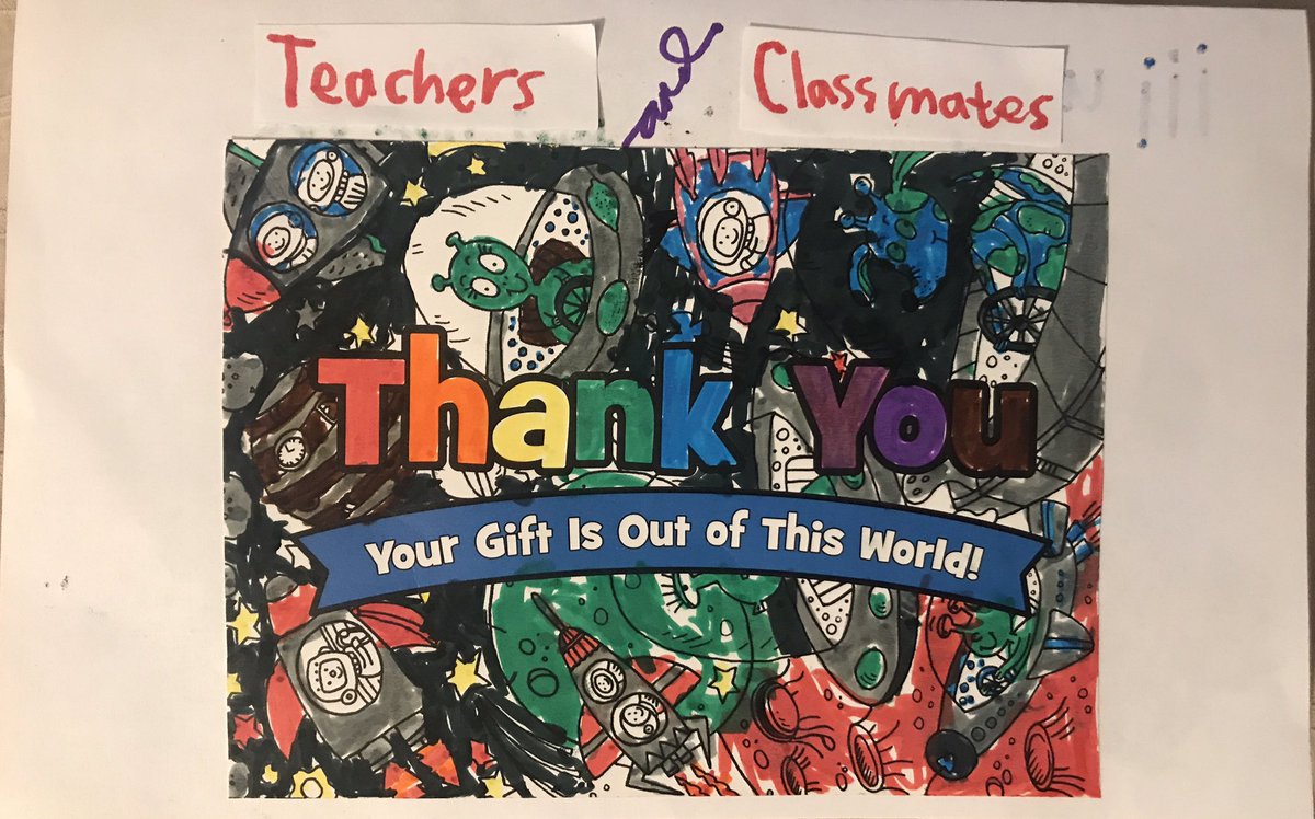 MsJacobsArt68's tweet photo. Kira’s goodbyes! @GoodrichSchool #artchallenges68 https://t.co/ObIfQD6UAk
