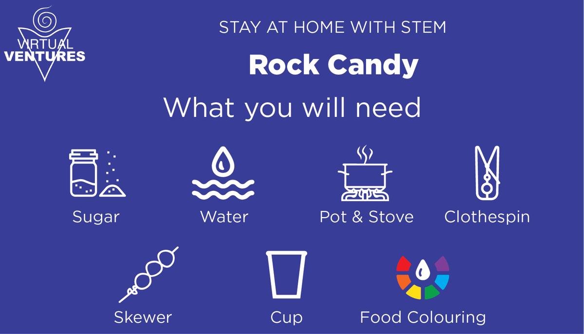 virtualventures's tweet photo. We have a yummy treat for you to try this week! Make your own candy! #StayAtHomeWithSTEM https://t.co/HtxSqxoaQt