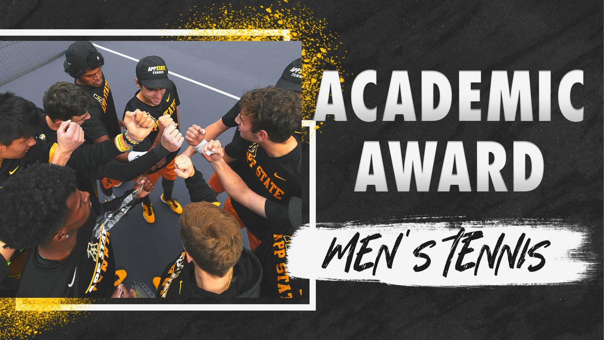 Our first #BlackAndGoldenGlobe is the Team Academic Award 📚 Given to the team with the highest cumulative GPA in fall 2019!

The male winner is... <a href="/AppMTennis/">AppStateMTennis</a>! Finishing fall 2019 with a 3.11 cumulative GPA 👏

#BlackAndGoldenGlobes | #GoApp