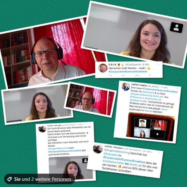 Klaus Eck 👍 (@klauseck) on Twitter photo Einige spannende Insights aus unserem #CorporateInfluencerBreakfast mit <a href="/EugeniaMoenning/">Eugenia Mönning</a> präsentiert @NMuelhens auf LinkedIn: linkedin.com/posts/nina-i-m… Einige spannende Insights aus unserem #CorporateInfluencerBreakfast mit <a href="/EugeniaMoenning/">Eugenia Mönning</a> präsentiert @NMuelhens auf LinkedIn: linkedin.com/posts/nina-i-m…
