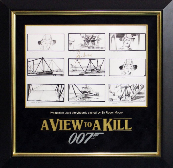 #JamesBond fans need to act fast and get their bids in to win this unique storyboard from the 1985 movie A view To Kill signed by <a href="/sirrogermoore/">Sir Roger Moore (Legacy)</a> in aid of <a href="/CR_UK/">Cancer Research UK</a>. jumblebee.co.uk/businessbeatin…