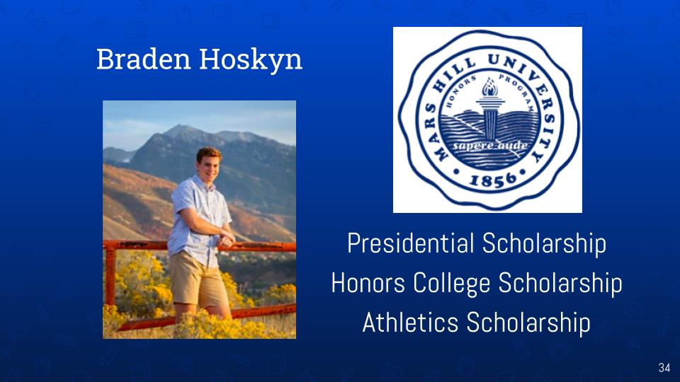 BPStudentServic's tweet photo. Congratulations Braden! @BP_LAX @MarsHillU #BorntoMakeHistory #PiratePride https://t.co/jXbhfsmDeU