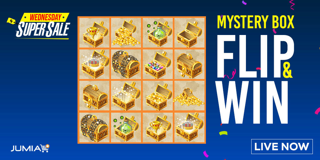 JumiaNigeria's tweet photo. 1 lucky winner takes it all!🏆 It's time to win on the Jumia App
Click =>https://t.co/jbNOv0t5gC to play, RT &amp; Reply with screenshots of your prize
Super easy. GO -#JumiaFlipAndWin https://t.co/UZyotyIunI