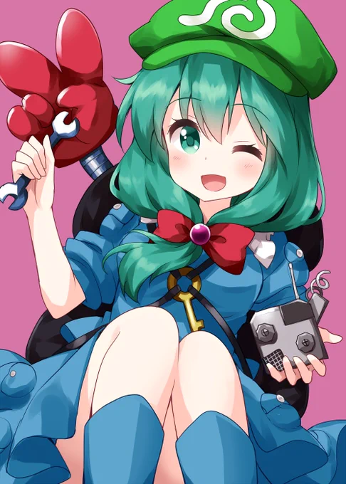 #深夜の真剣お絵描き60分一本勝負 鍵山雛 