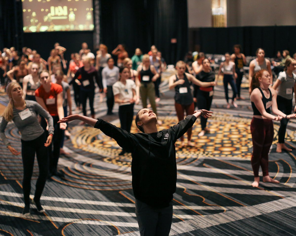 Don't overthink. Stop doubting yourself and second guessing. Spend more time doing and feeling. #dancemakers #gobeittour