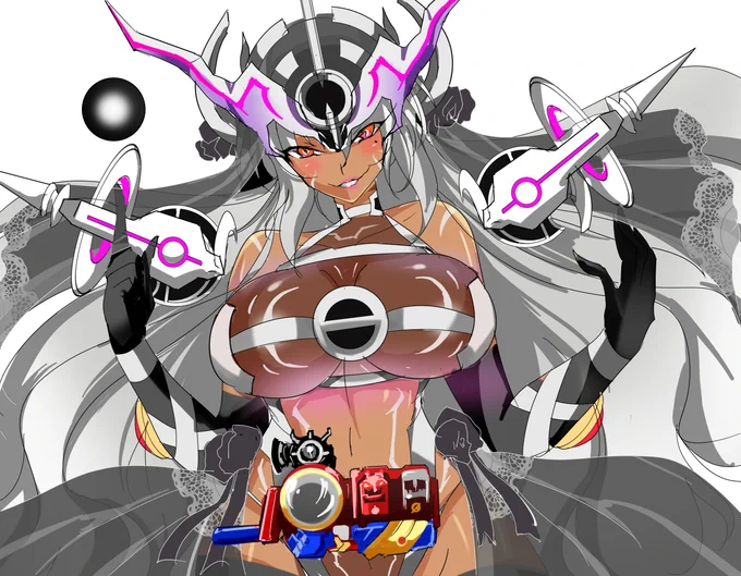  エボルトBHはビルドたんジーニアス(ハザードトリガー装備)と同じようにランジェリーウェディングっぽいデザインにしてますね。エロいけど、かっこいいとはまた違う方向かな??SIC版タジャドルも面白いですね! 