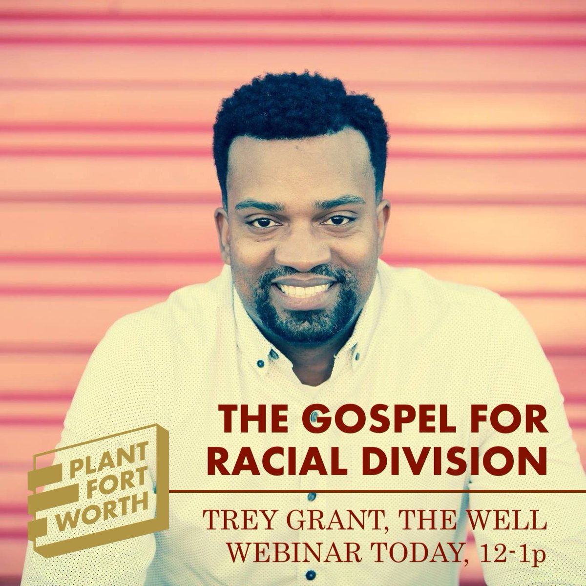 connellyben's tweet photo. NOT TOO LATE. Join us for a convo with @treygrant_ as @plantfortworth discussed how Jesus is good news for racial divisions. 12-1p TODAY!
https://t.co/d3xytfwDgc https://t.co/EySHlwx1xj