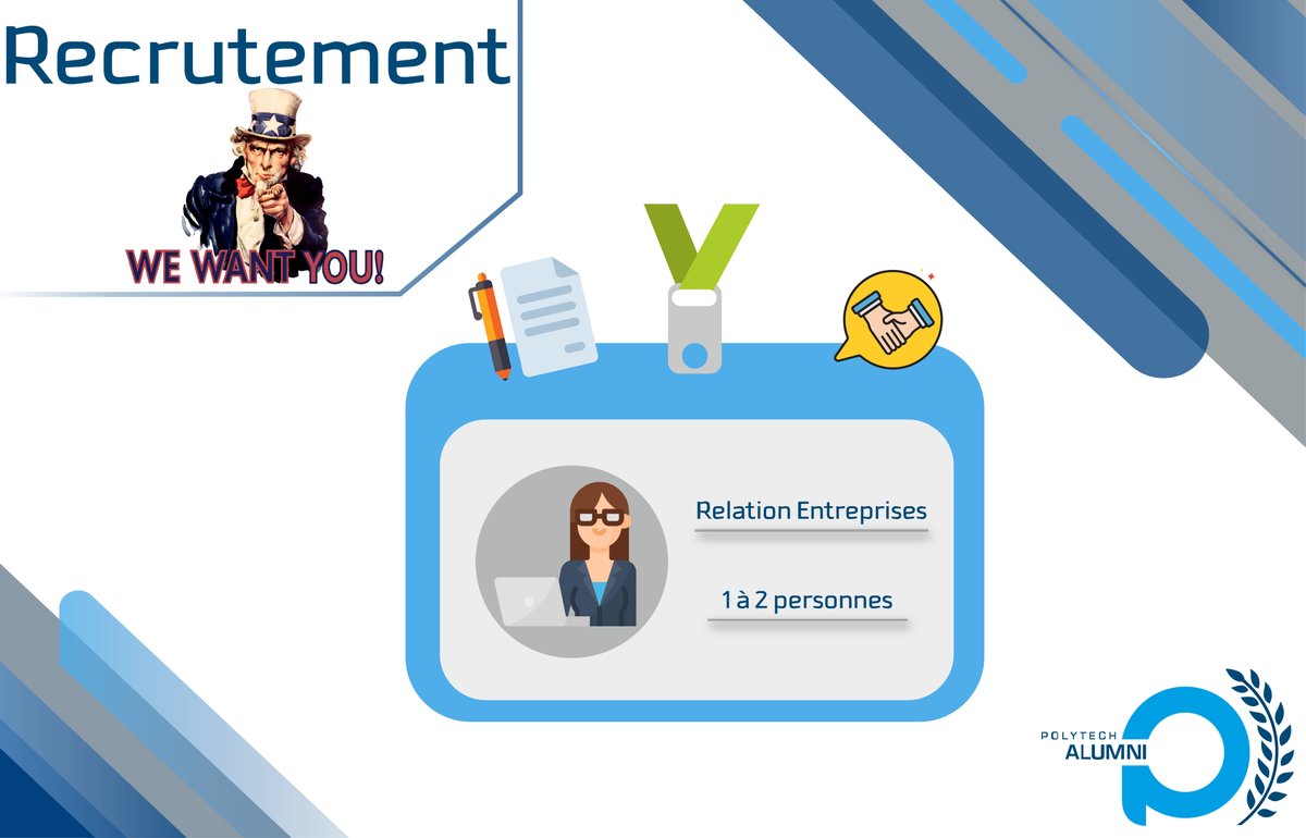 PolytechAlumni's tweet photo. Les partenariats et l'entrepreneuriat sont des sujets qui vous intéressent ? Vous souhaitez prendre part à l'aventure Polytech Alumni ?

Parfait, nous avons justement besoin d'aide au sein du pôle RE.

Vous retrouverez toutes les informations ici : https://t.co/4hS5XZd81M https://t.co/4ciOUBl2Rl