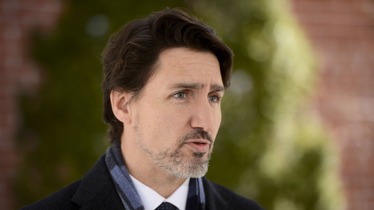 CTVNews's tweet photo. WATCH LIVE: Prime Minister Justin Trudeau addresses the nation from Ottawa: https://t.co/t0VDjUt9zN https://t.co/1HovI5k0az