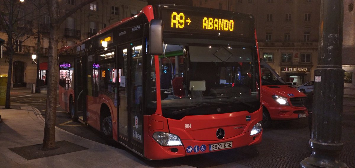 308Trainrider's tweet photo. Bilbobus A9 Abando ➡️ Santa Marina 🚌 https://t.co/D13u4QrPkK