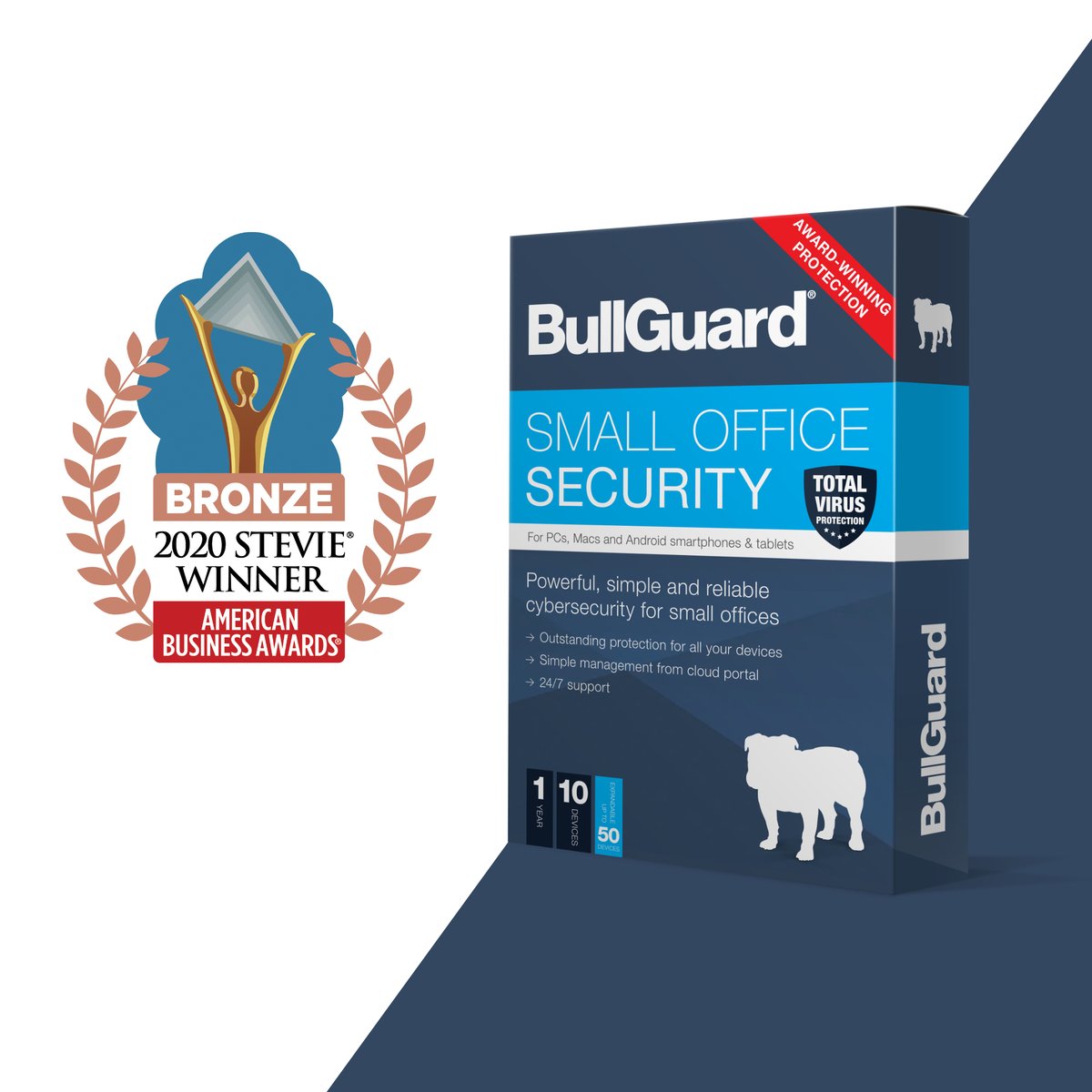 BullGuard's tweet image. #BullGuard wins 2020 Stevie American  Business Award bullguard.com/press/press-re… #SmallOfficeSecurity #endpointsecurity #smallbusinesses #SMBs