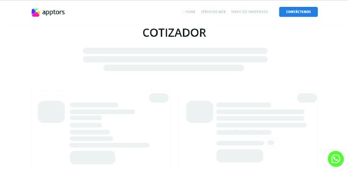 apptors_co's tweet photo. Desde el nacimiento de esta empresa hemos trabajado en mejorar constantemente la relación en precio/calidad, desarrollamos un cotizador para que tengas una idea de cuanto invertirás en poner tu proyecto en el siguiente nivel. https://t.co/AAxOIoNoCG https://t.co/OLmtrkQOc7