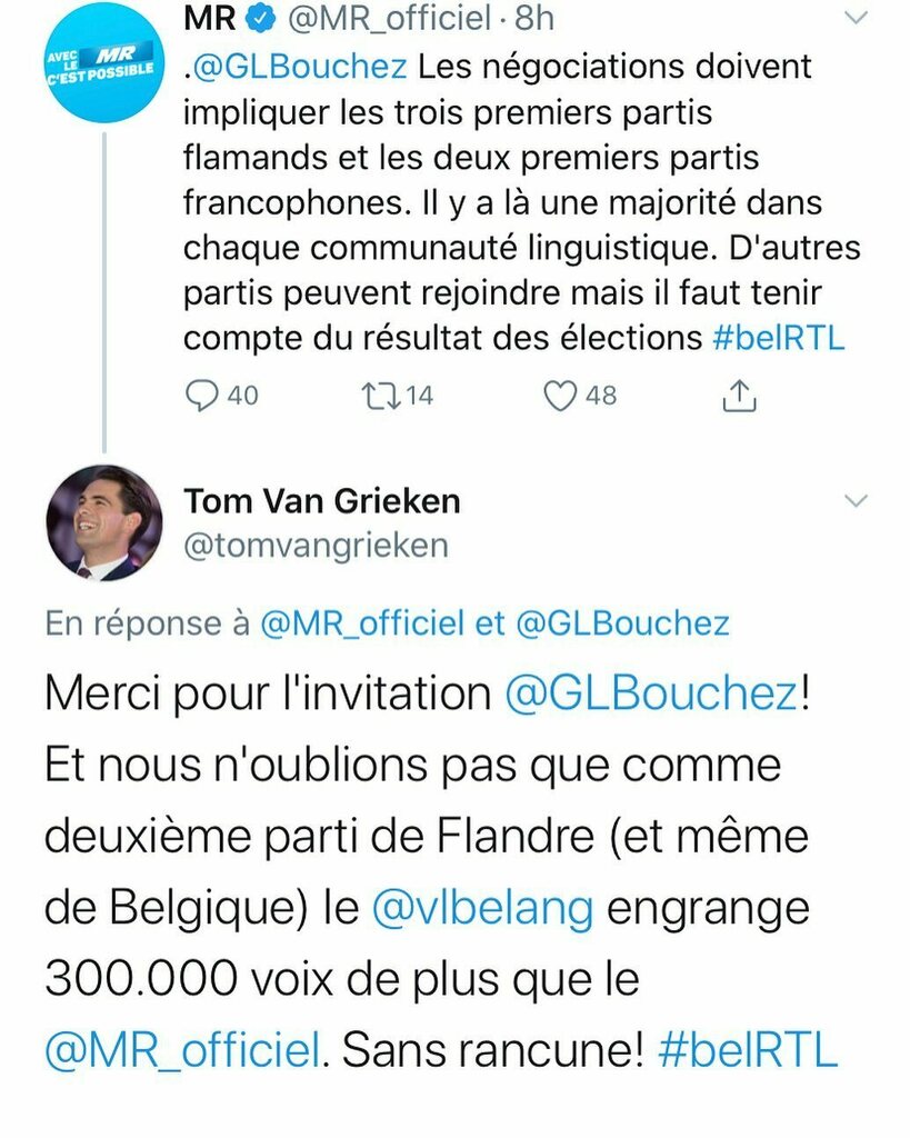 BenjaminDevos82's tweet image. Ou quand le @mrbe demande officiellement des négociations avec les fascistes du Vlaams Belang 😡😡😡 #MRfail #nopasaran instagr.am/p/CAaauZdnH_3/