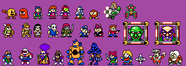BakudaBrain's tweet photo. Megaman styled Namco characters to commemorate Pac-Man's 40th Anniversary 
#pacman #namco #pixelart #megaman #bravoman #ナムコ #パックマン #ドット絵 #ロックマン #ベラボーマン https://t.co/DmcqVCNSW6
