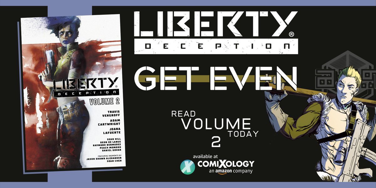 LibertyEndures's tweet photo. We are proud to premiere our newest graphic novel:
LIBERTY: DECEPTION Vol. 2
Get even, get it today

https://t.co/sZs7T5UBIg https://t.co/KzTl9AlGSI