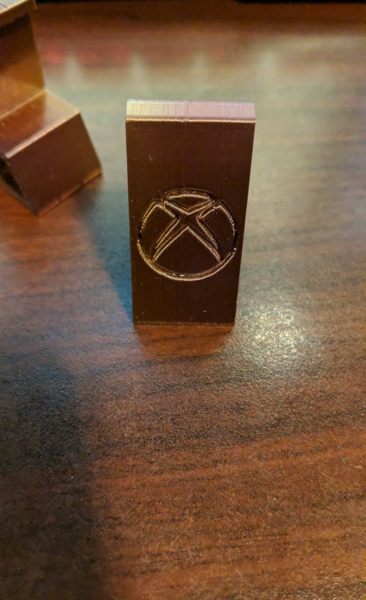 ViLnRedneck's tweet photo. Got some new Xbox one x stands. Helps my console from over hearing, 3D printed. Why not. https://t.co/4sA5JsWNAr