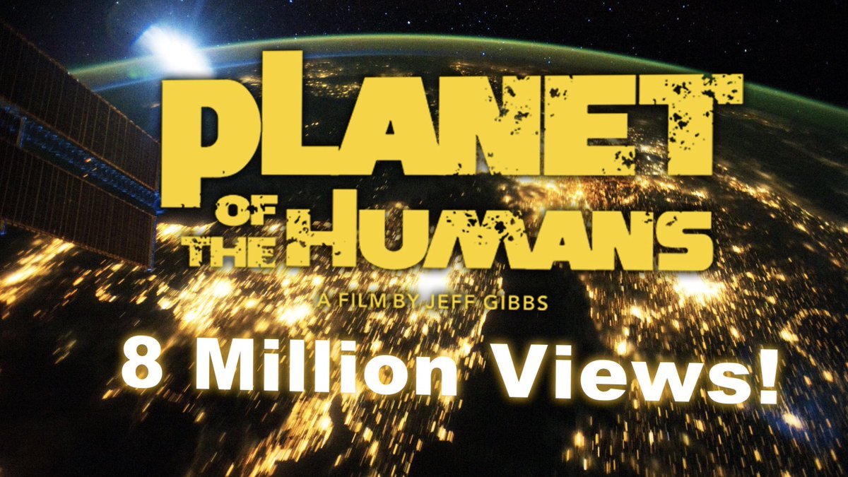 Congrats Jeff &amp; Ozzie for achieving another milestone with “Planet of the Humans”! The public’s response has been so overwhelmingly grateful for u going after not just Big Oil &amp; Gas but also the “green” capitalists &amp; the eco-industrial complex. Brave work.
scenester.tv/planet-of-the-…