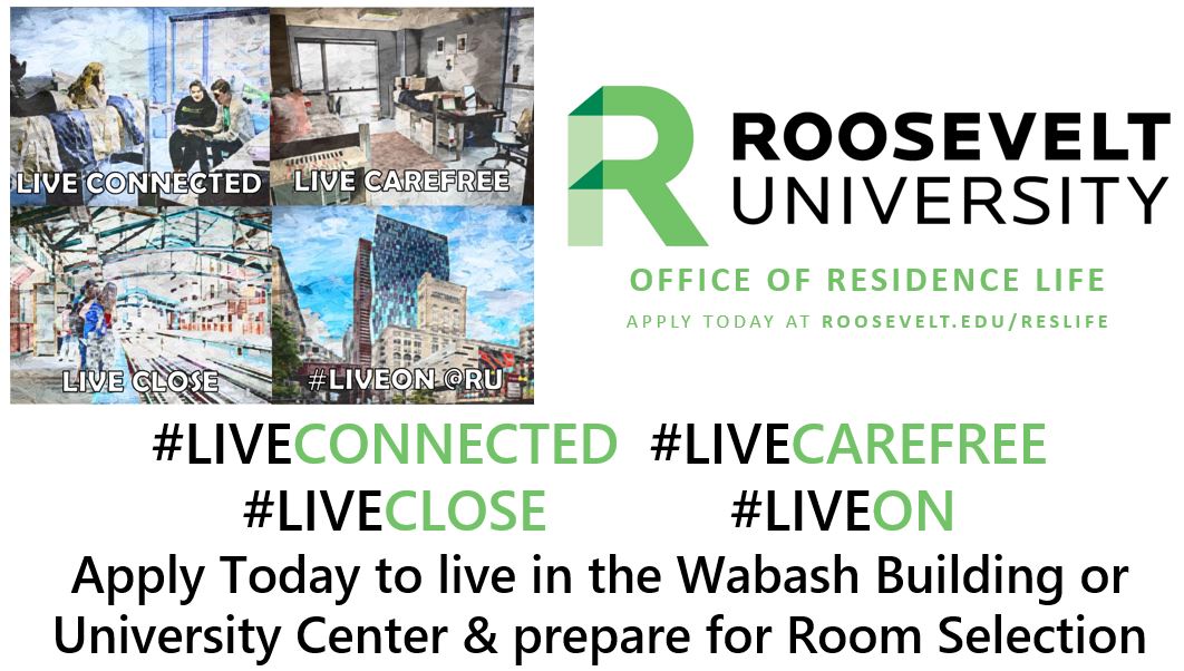 Roosevelt University Office of Residence Life tweet media