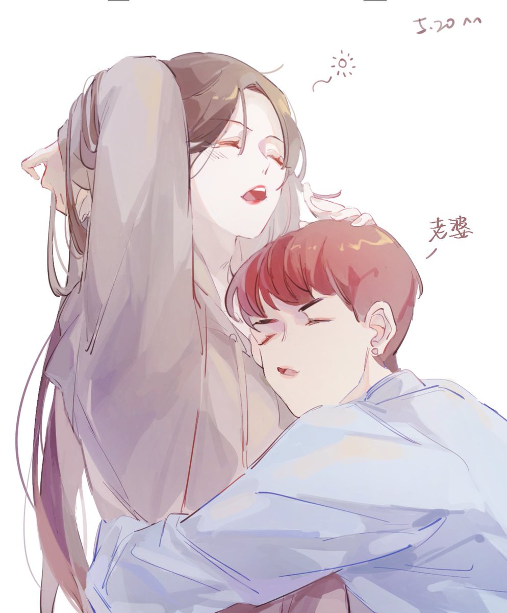 arynieo's tweet photo. #songkim 
jinu with long hair^^ https://t.co/PfOkJpPvIO