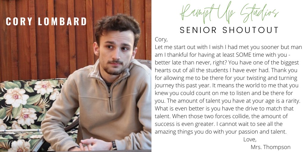 Giving a big 👏🏼👏🏼👏🏼 to Mr. Cory Lombard