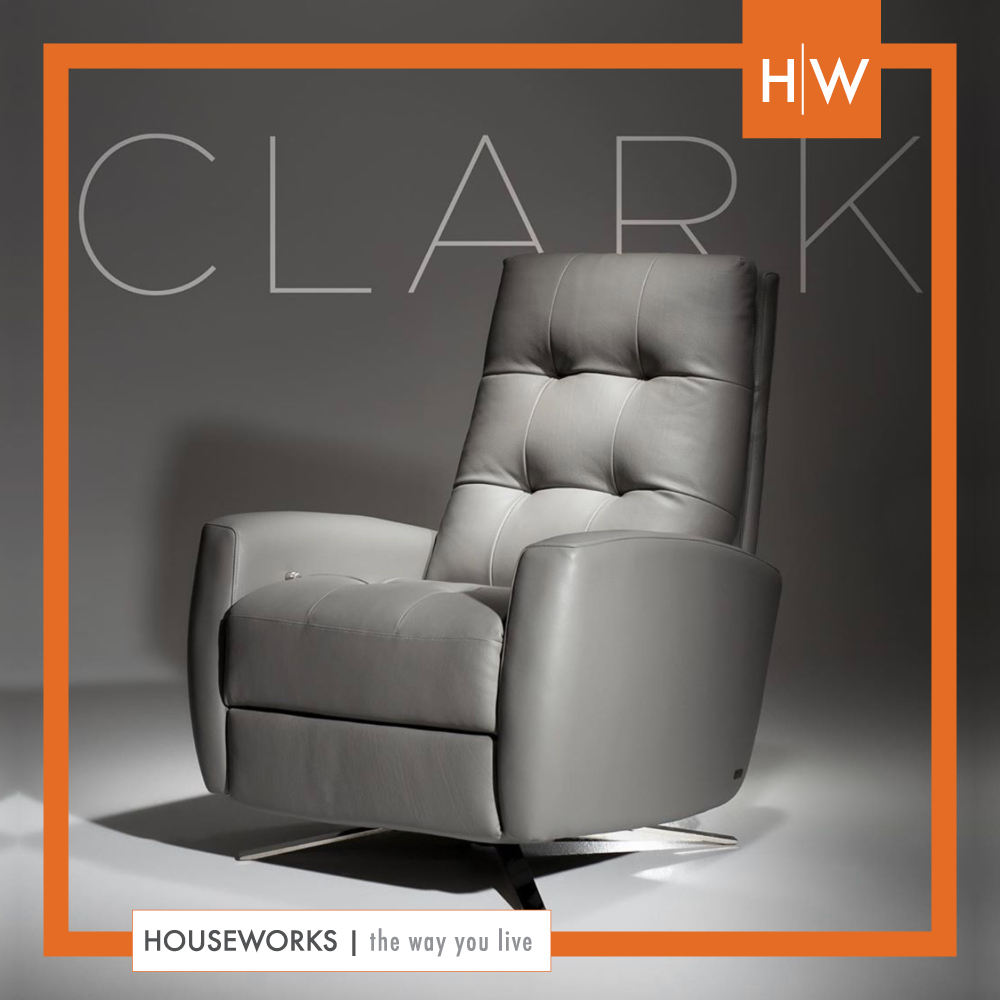 IndyHouseworks's tweet photo. You're a beaut, Clark. 
Clark is the newest member of the Comfort Recliner™ line by American Leather, and is now 20% off at HOUSEWORKS.  #IndyHouseworks https://t.co/strwNSOSkJ