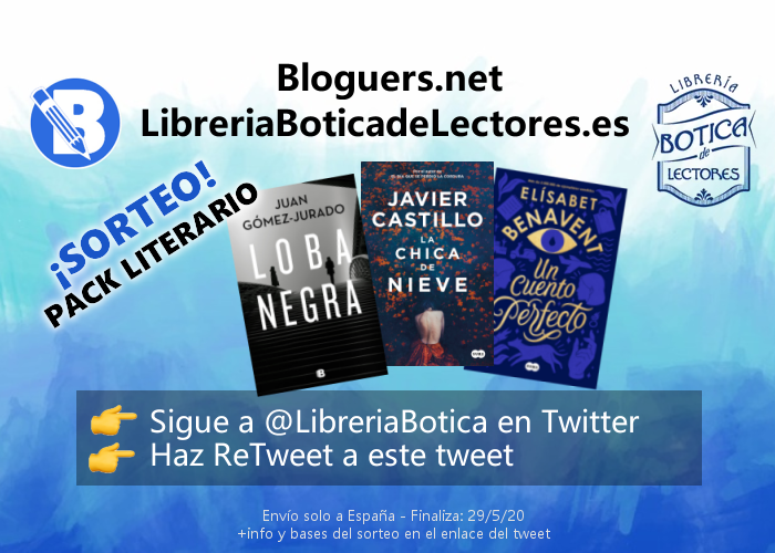 bloguers_net's tweet photo. 💥 #SORTEO #literario #literatura 📚
¡Pack de 3 libros proporcionados por https://t.co/46aHa71Utm !
📕 Loba Negra
📗 La chica de nieve
📘 Un cuento perfecto
¡Participa! 👇
1️⃣ Sigue a @LibreriaBotica
2️⃣ RT a este tweet
#Bloguers_net
+info y bases: https://t.co/MdHVocTlPT https://t.co/EOtKQp9WFc