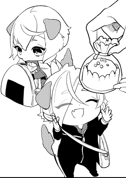 お菓子をあげよう 