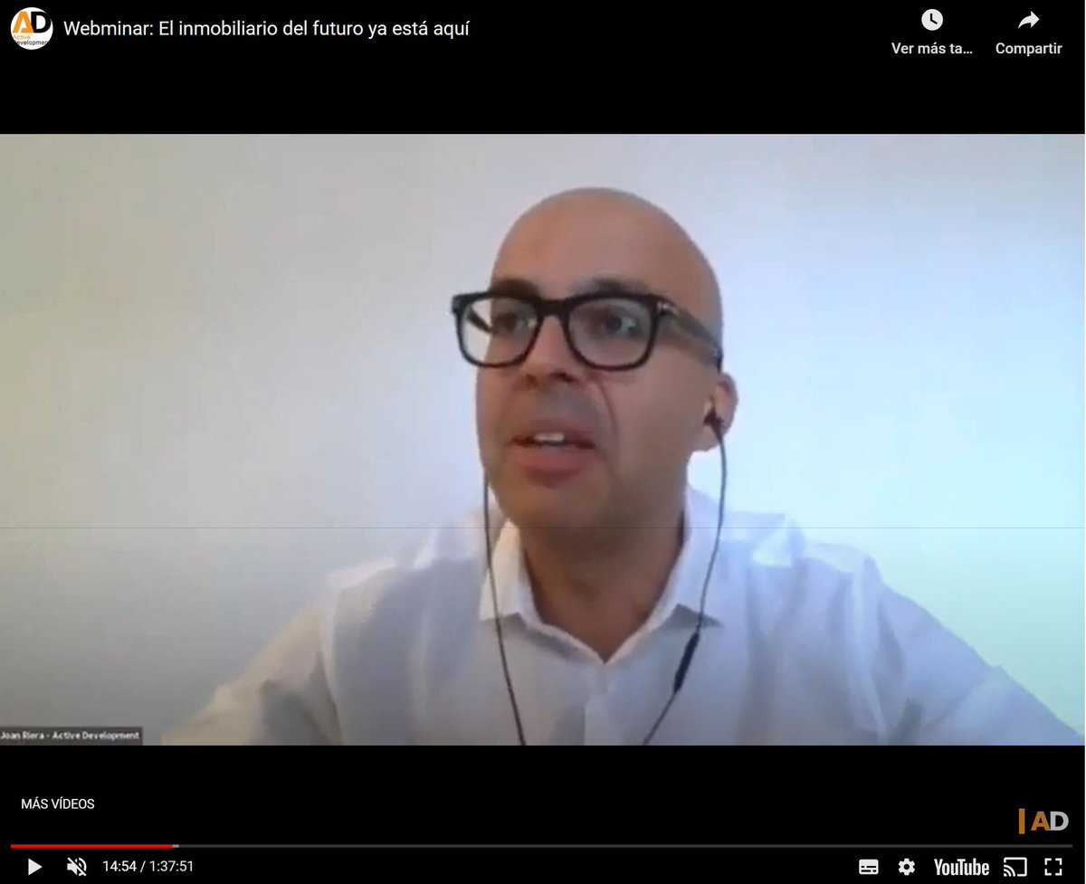 Si te perdiste el Webinar "El Inmobiliario del futuro ya está aquí", donde Joan Riera participa, ahora lo puedes ver aquí!

youtu.be/Ftd2abONis4

#agenciainmobiliaria #api #inmobiliario #tecnicasventa #ventas #futuro #tecnologias