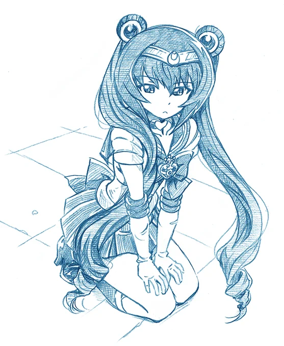 麻子さんは制服がセーラーだからさして違和感がないかも?
#sailormoonredraw 