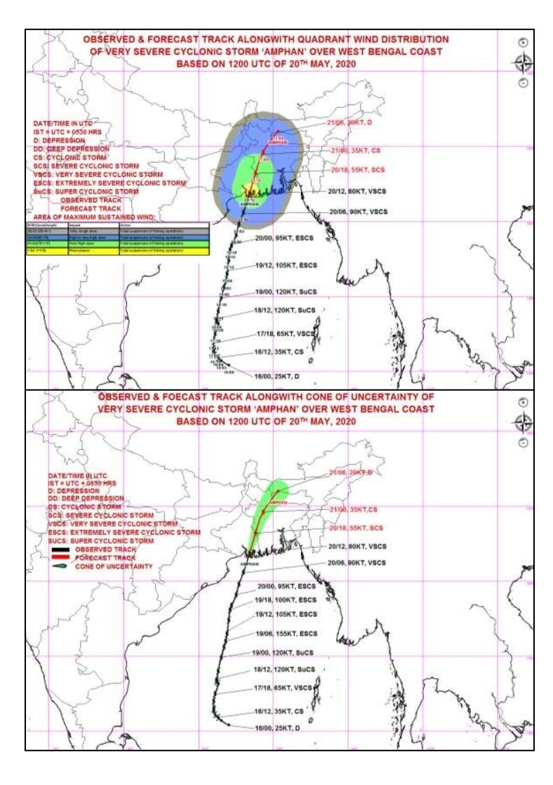 ndmaindia's tweet image. #CycloneAmphanUpdate :: Latest Hourly Update

The Very Severe #CycloneAmphan lay centered at 1930 HRS IST of today, 20th May 2020, over #WestBengal near LAT. 22.6°N &amp;amp; LONG. 88.5°E, close to #Kolkata.

@IMDWeather #Cyclone