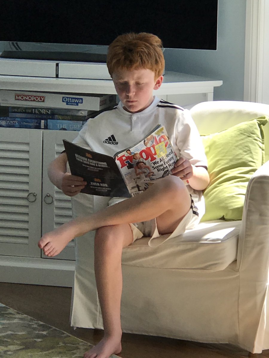 At this point, this is #homeschooling at our place.