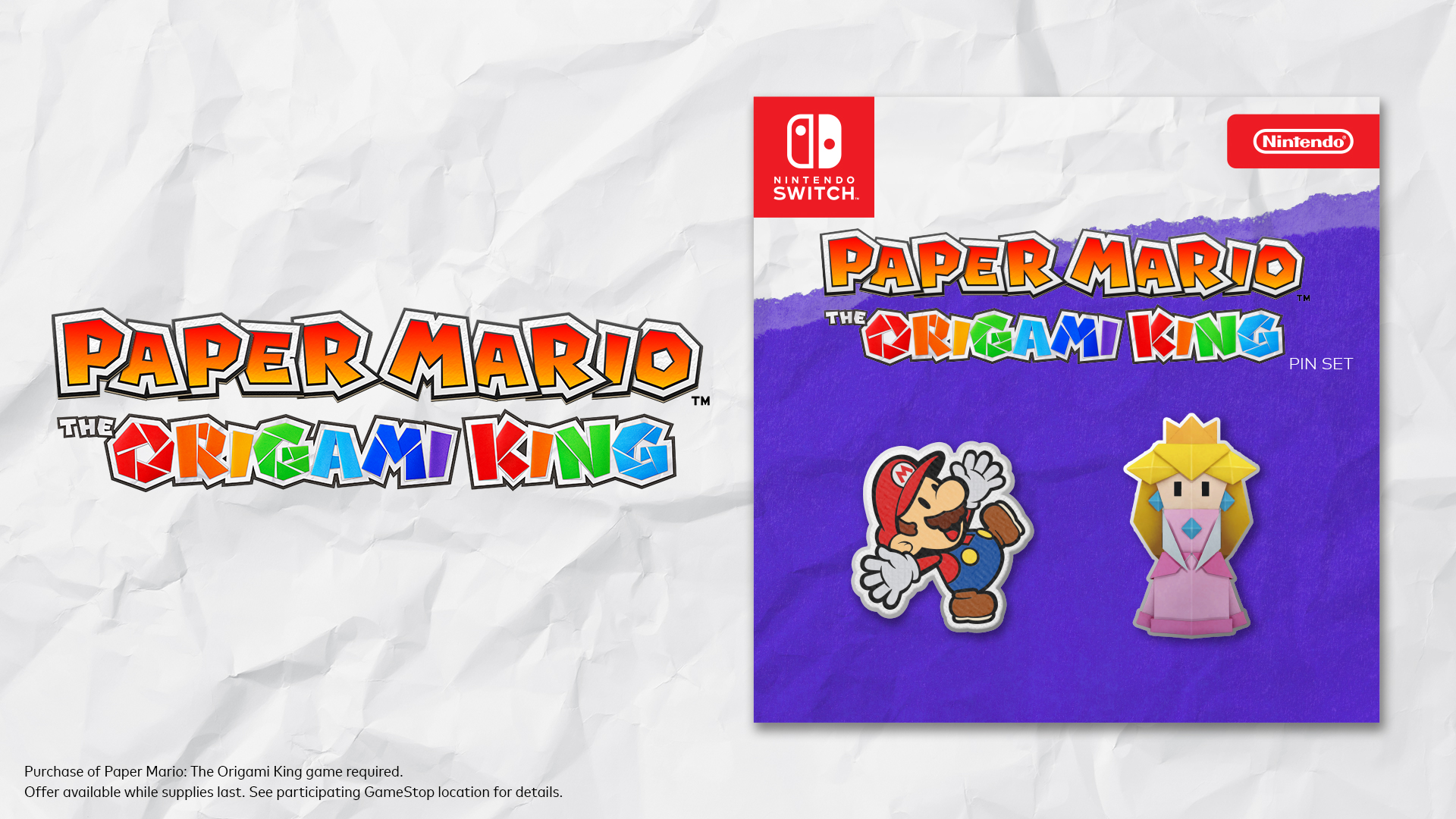 Gamestop sale origami king