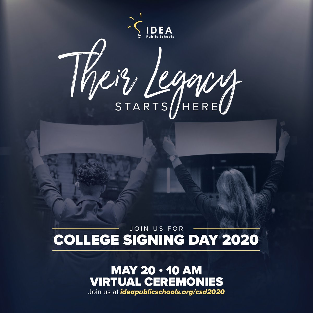 Team &amp; Family: Due to high volume of viewers to our College Signing Day celebration, the website may be experiencing some temporary delays. Thank you for your patience. Use this link to select your school and tune in: idea.stageclip.com
