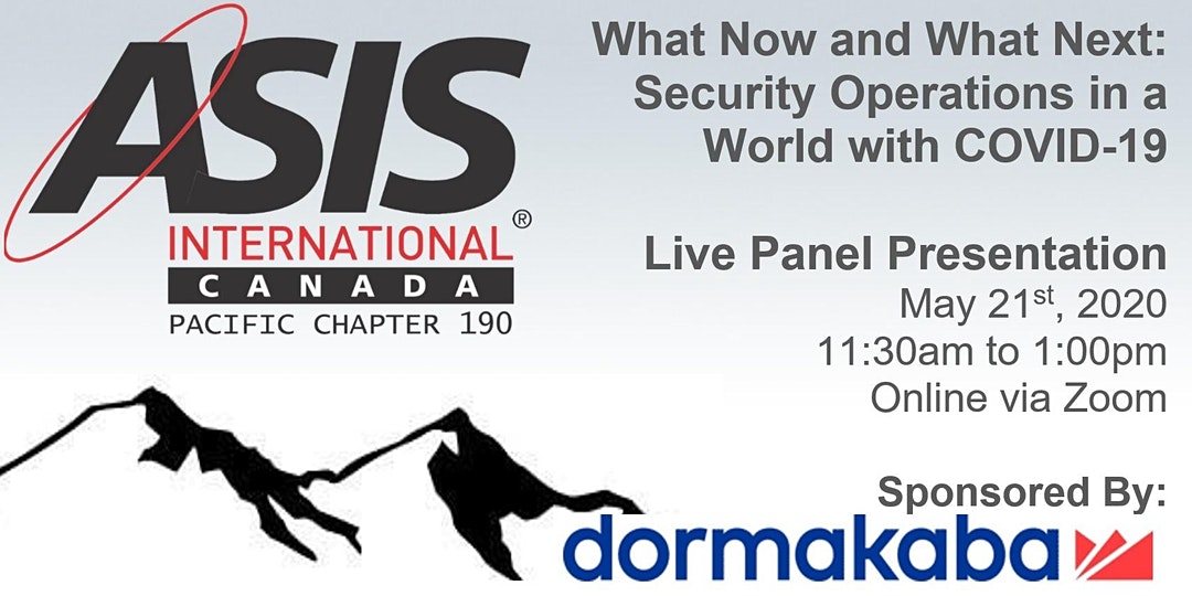 dormakabaAMER's tweet photo. Don't forget to join us for the @asiscanada online luncheon as we discuss what security looks like and what we changes we might expect in the future.
Register Now:
https://t.co/k0KLpAyq5r
#dormakaba #Securitysolutions #ASIS #futureofaccesscontrol #touchlessaccess https://t.co/fOFYXGWByv