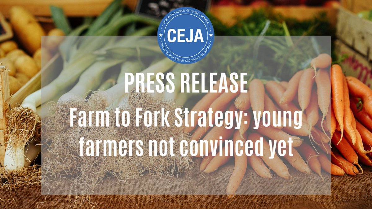 _CEJA_'s tweet image. 📢 Europe&apos;s young farmers, despite looking forward to today&apos;s publications, are still not convinced in the capacity of the #EUFarmtoFork and Biodiversity Strategies to improve their economic and social sustainability. 

Full press release 👉 ceja.eu/press-releases…