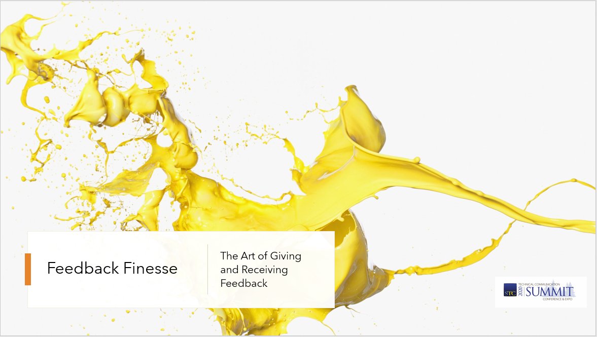 beckatodd's tweet image. In case you missed it, @dr_herman&apos;s talk on giving and receiving feedback is a great one. Def add it to your to #stc20 watch list.