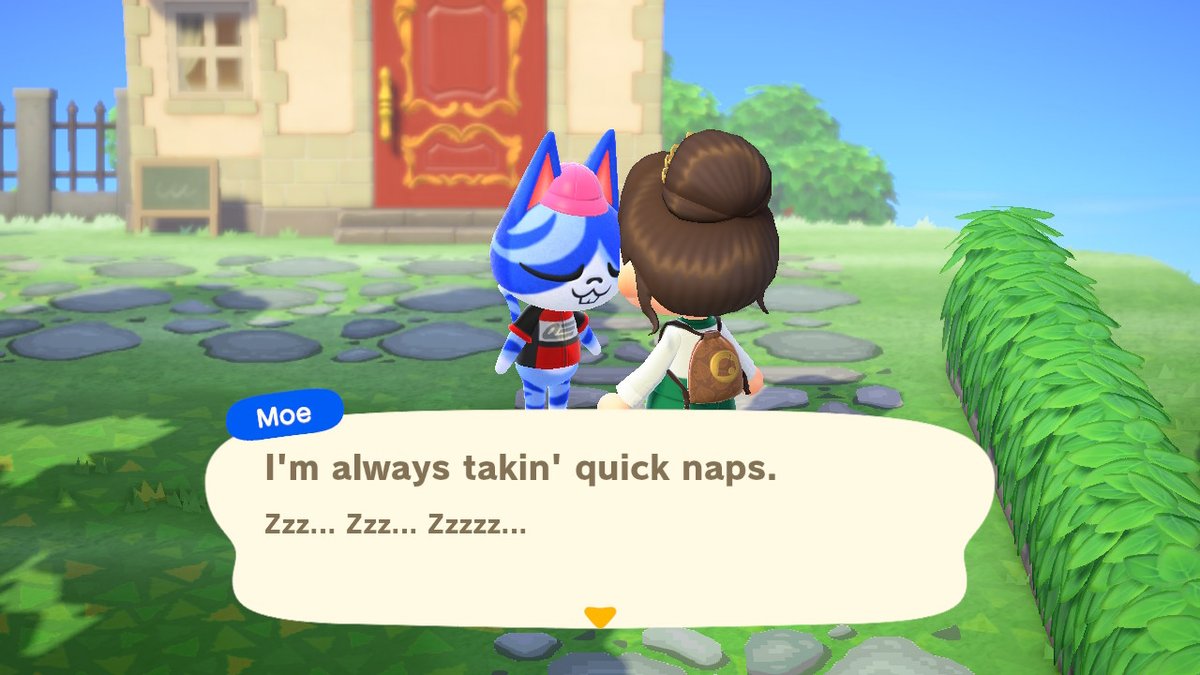 xSannaGSx's tweet photo. #AnimalCrossing #ACNH #NintendoSwitch Moe is an icon https://t.co/HPbuTj6ggX