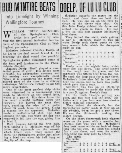TSC1896Archives's tweet photo. Continuing the "Battle of the Bay's", today we honor McIntire's 1st of 3 @springhavencup victories in 1923. #golfhistory #horseforthecourse #thebunker #battleofthebays #Golf @Springhaven1896 https://t.co/Uc3K0EPDp1