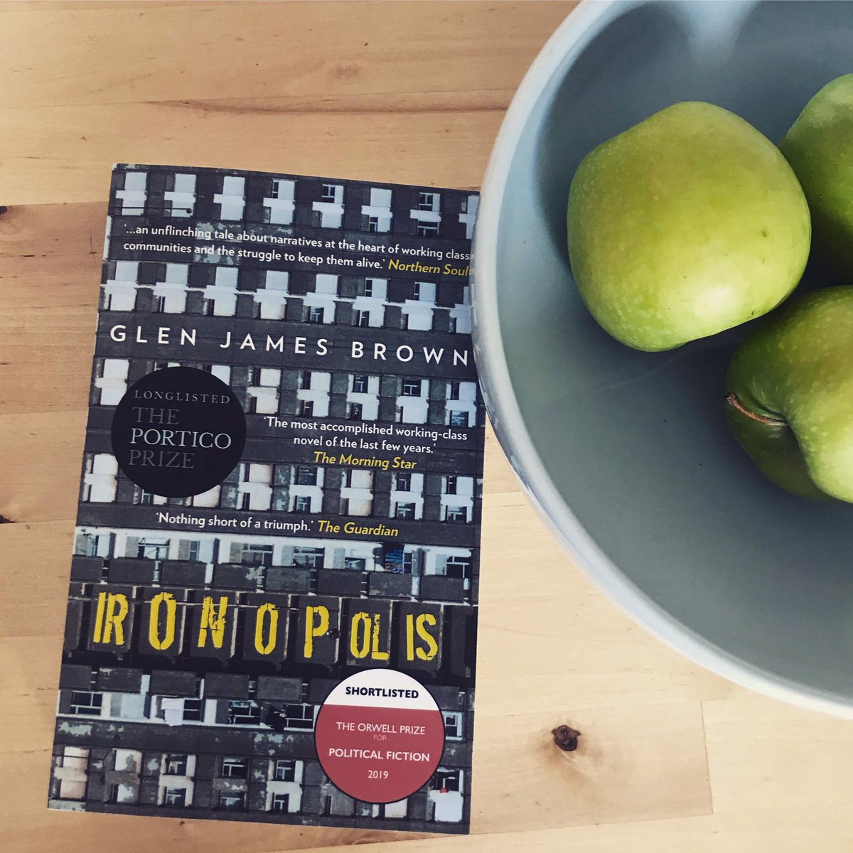 Book 19: Ironopolis - Glen James Brown A tale of a working class Northern community facing regeneration. Believable characters and tales of secrets and myths. HT to  @MrNixon12 for the recommendation.