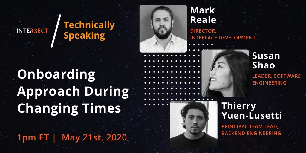 intersect_hq's tweet image. So, how are you handling #onboarding during this remote phase (and in general)? Join us tomorrow at 1pmEDT where we'll share our tried-and-tested tactics for successful onboarding, team setup, tooling and more.
Register now:
symbility.zoom.us/webinar/regist…
#TechnicallySpeaking