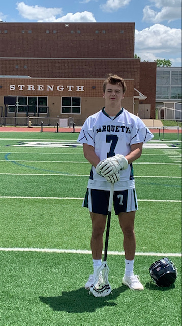 Marquette Mustang Lacrosse Salutes our Seniors!  Congrats Mac Cook!