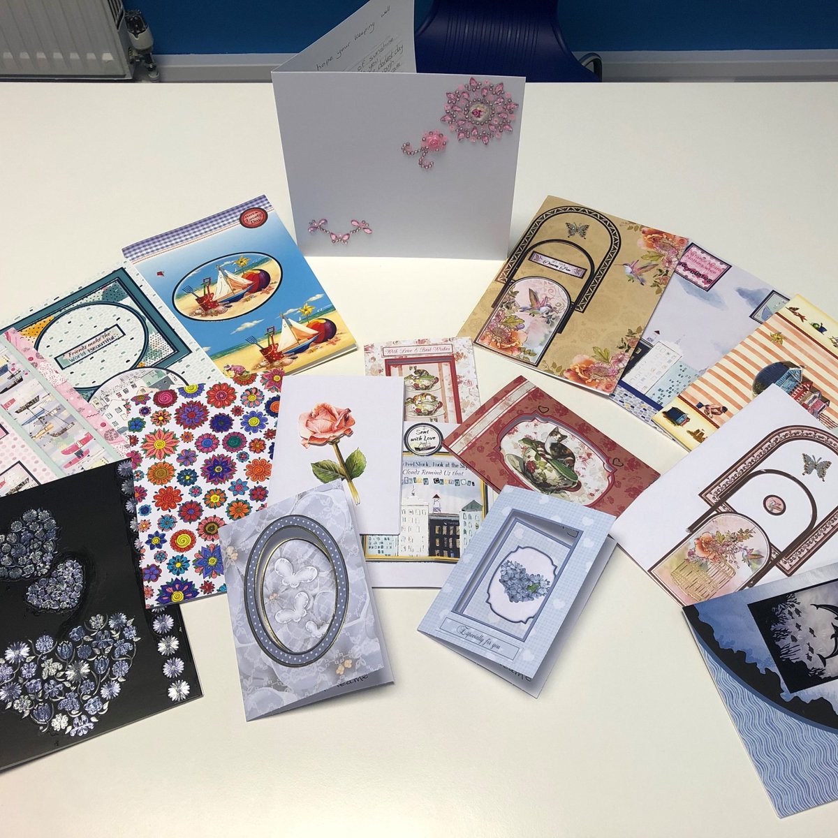 BluebirdCareAS's tweet image. While self-isolating, our Social Care Worker Jan has been looking to use her time productively... So she decided to write to every single one of our customers to wish them well, or even happy birthday! 🌈

Incredible work that has brought smiles to many faces! Well done, Jan 💙